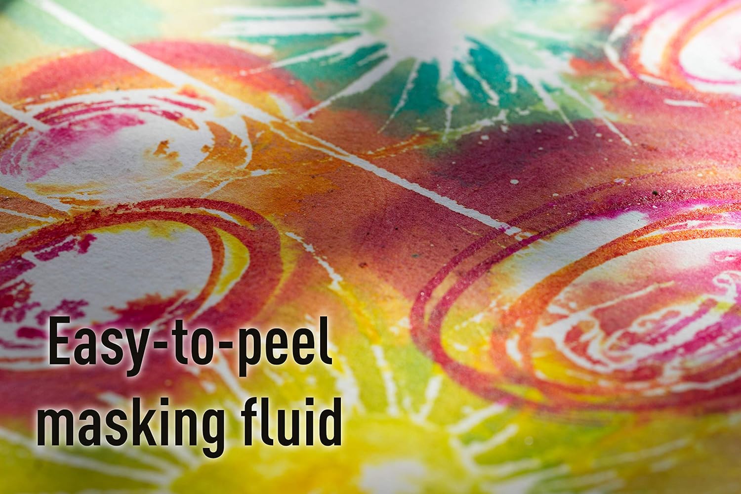 Pebeo Easy Peel Liquid Latex Masking Fluid - Drawing Gum - Dries Quickly - For Ink - Watercolor - Gouache Painting & Illustration - Fine Arts & Crafts Supplies - 45ml Bottle - Image 3